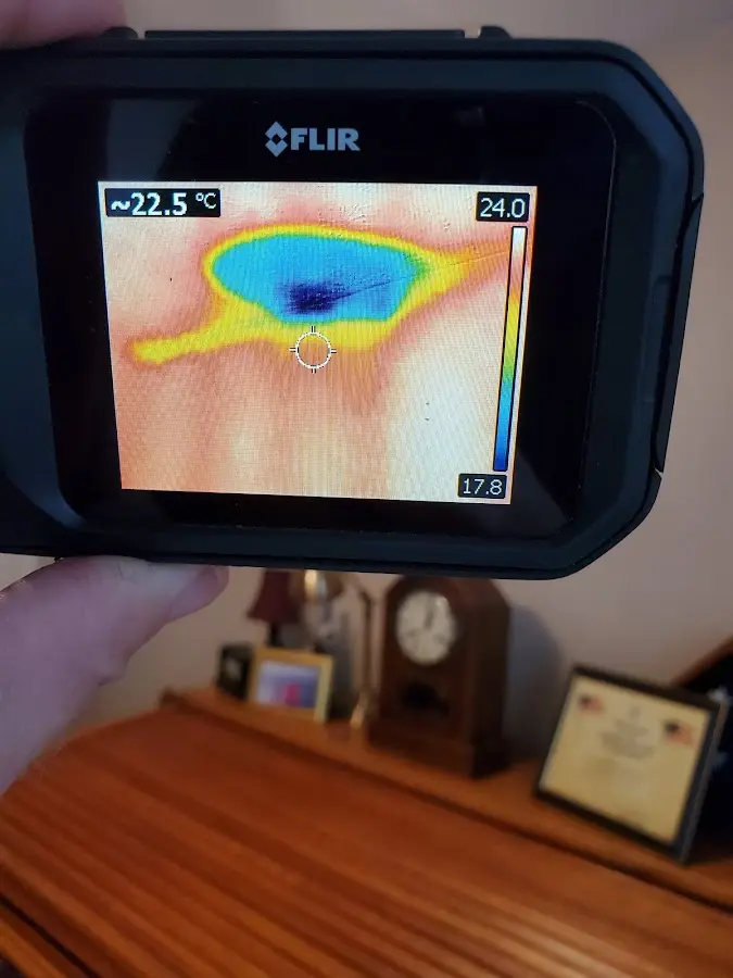 Thermal imaging inspection for water damage in Waseca